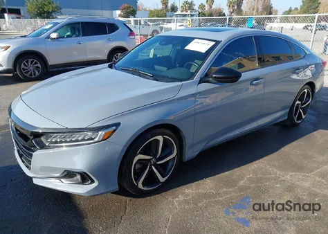 2021 Honda Accord Sport 2.0T from USA, damaged, VIN 1HGCV2F32MA022286